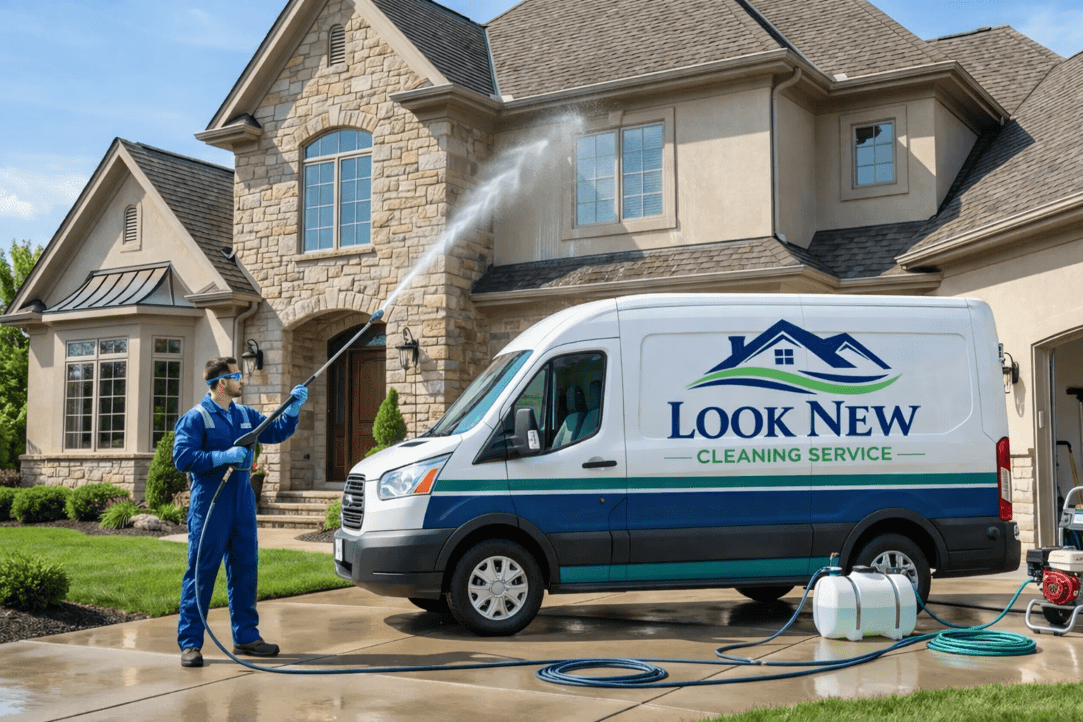 Exterior cleaning in Adare